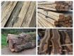 Lemn vechi, cherestea sau lamele din lemn vechi de stejar sau brad, lemn de nuc