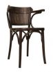scaun lemn curbat cu brate -model Bucea 019
