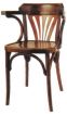 scaun lemn curbat cu brate -model Bucea 019