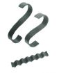 Profile anticrapatura din plastic(tip I) si metal(tip S)pentru busteni si cherestea